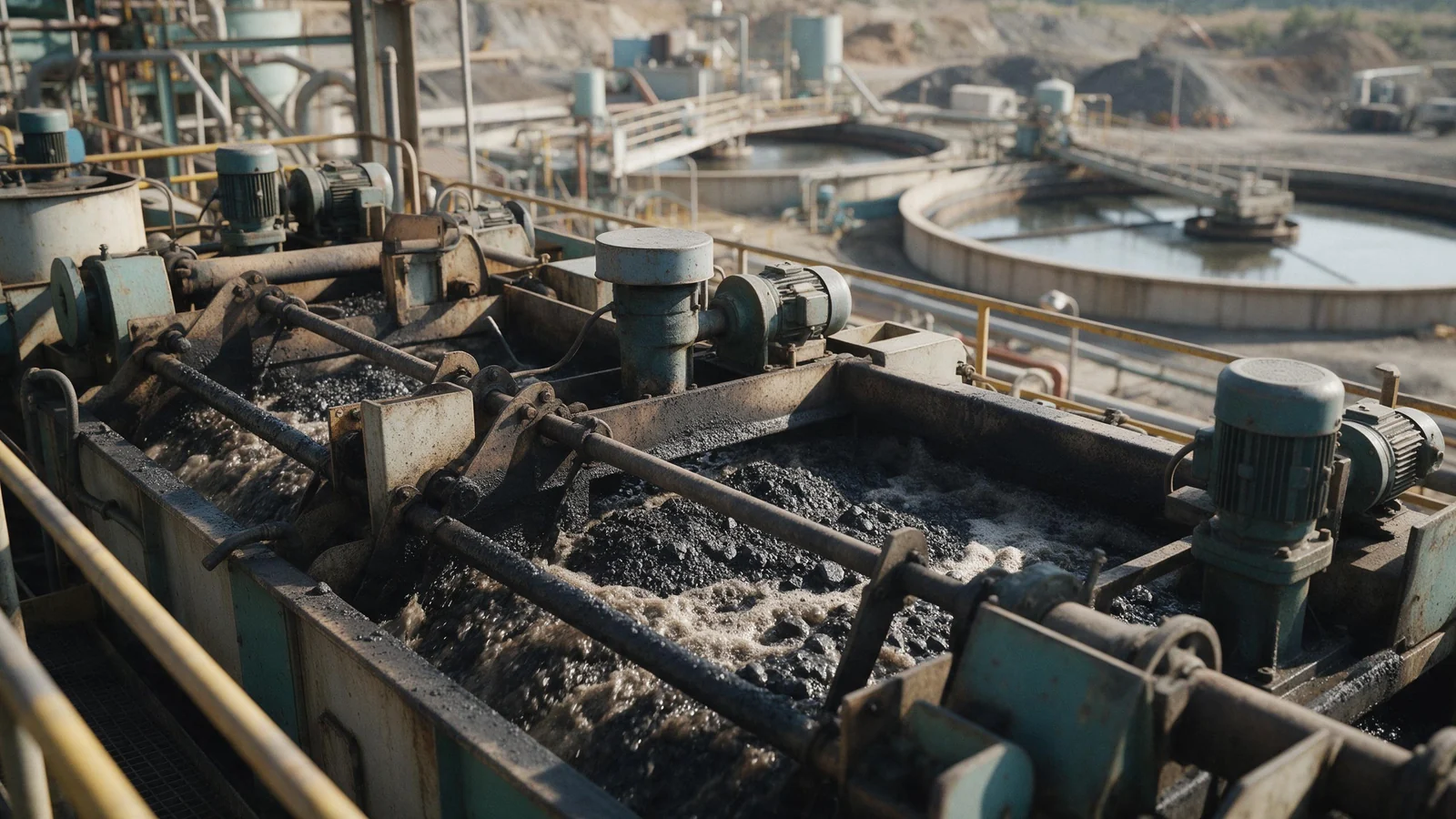 Illustrative image of nickel processing equipment