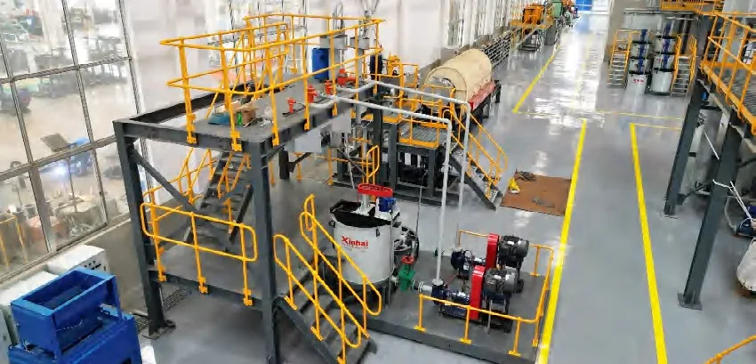 Pilot plant flowsheet equipment
