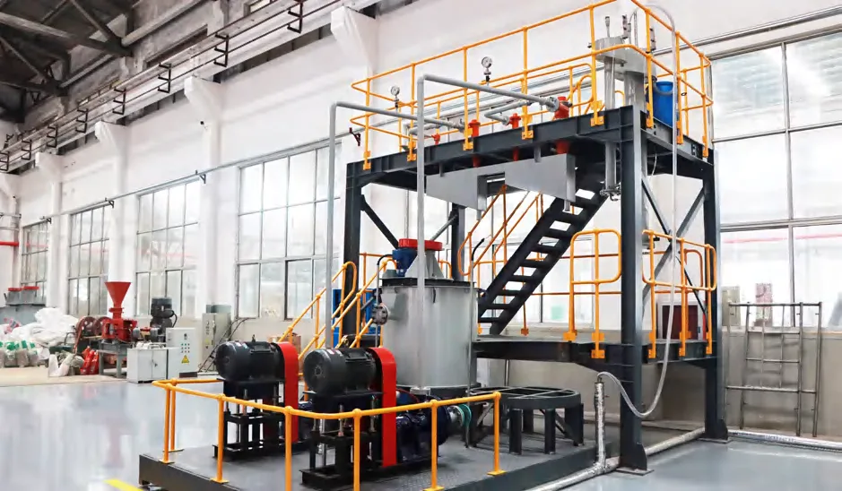 Pilot plant flotation and grinding circuit at Xinhai