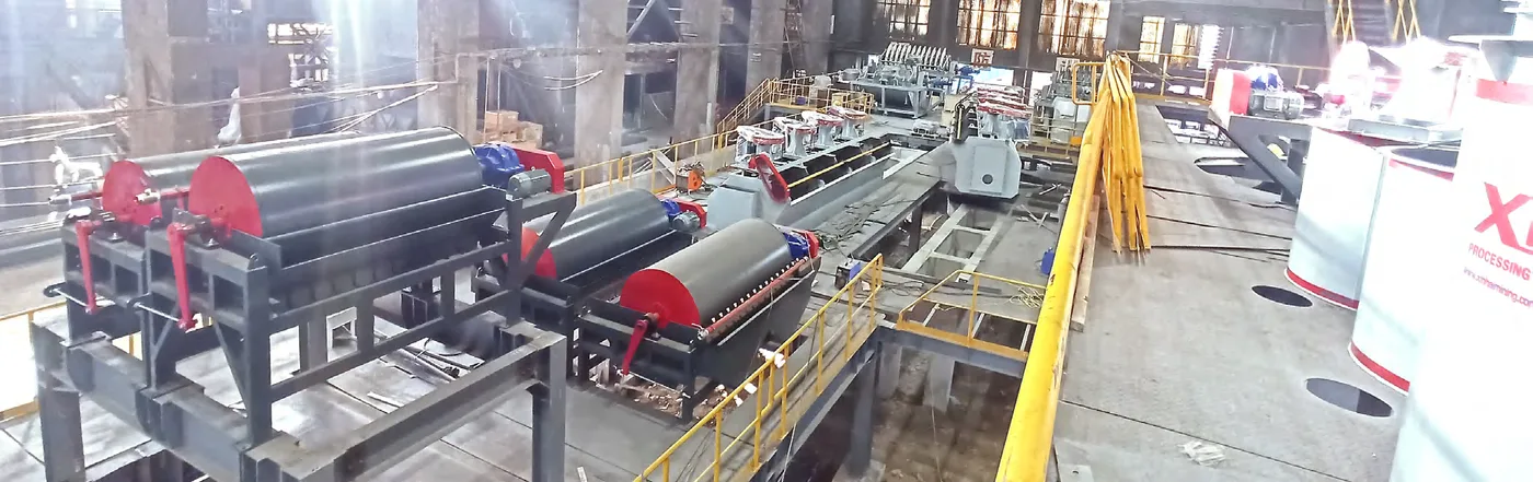 Test rig used for phosphate flowsheet development