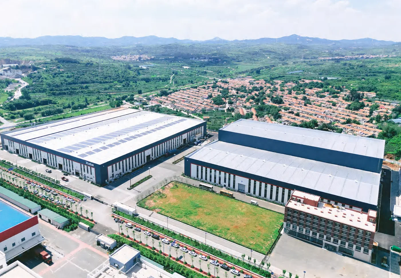 Aerial view of the Xinhai manufacturing campus