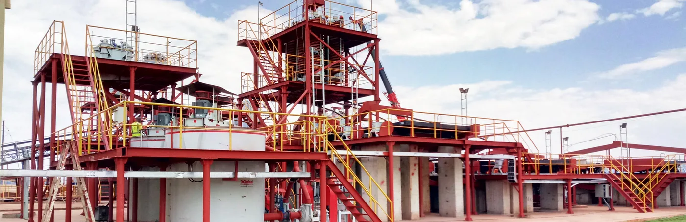 Processing plant built and commissioned by Xinhai
